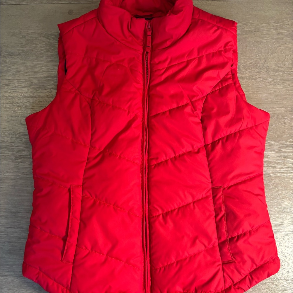 Aeropostale Red Puffer Vest